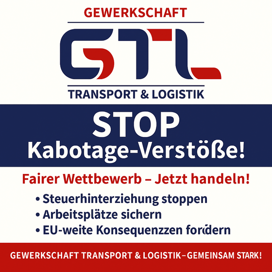 STOP Kabotage-Verstöße!